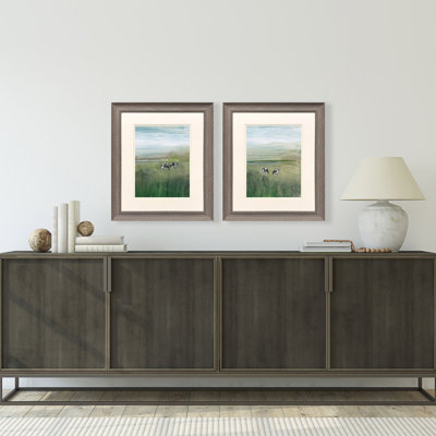 «Out to pasture», art encadré