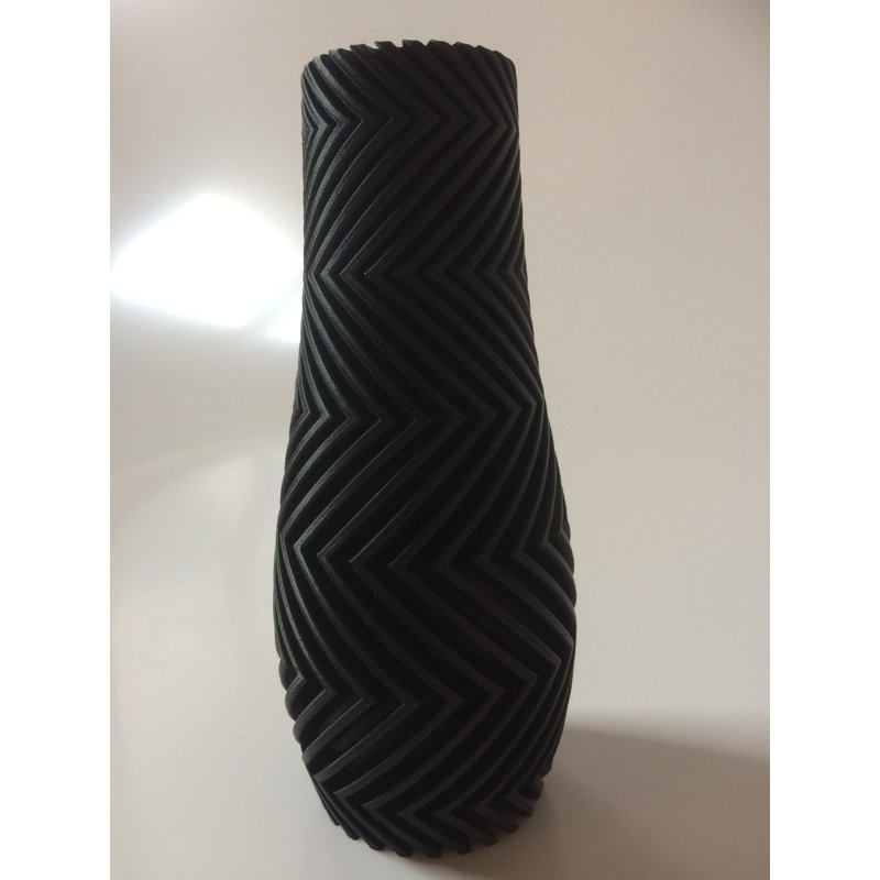 Houten Handmade Table Vase, Black