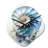 Nautilus Ocean Blue Shells Symmetry - Nebula Shape Unique Nautilus Wall Clock-106198466
