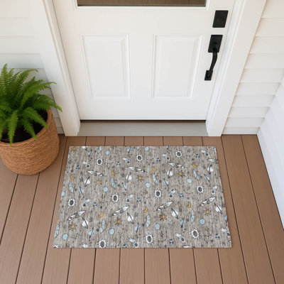 Tapis pour enfants intérieur / extérieur lavable à la machine Chantille ACN2580