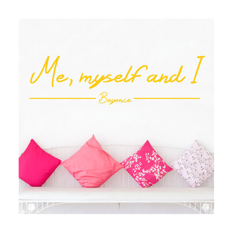 Wall Decal, Medium, Dark Yellow