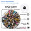 Horloge murale 12 po