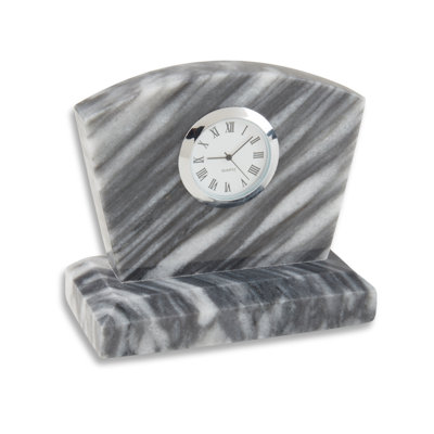 Analog Stone Quartz Movement / Crystal Tabletop Clock
