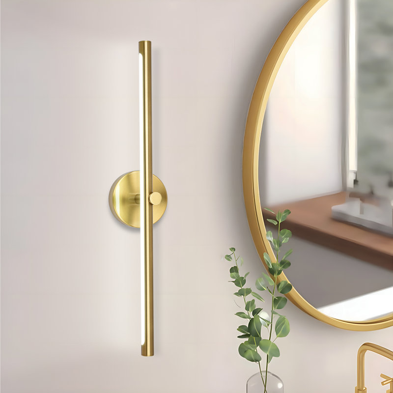 23.7" Dimmable LED 15W 6000K Bath Bar, Gold