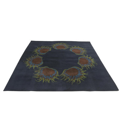 Tapis bleu marine rectangulaire 7 pi Pineland
