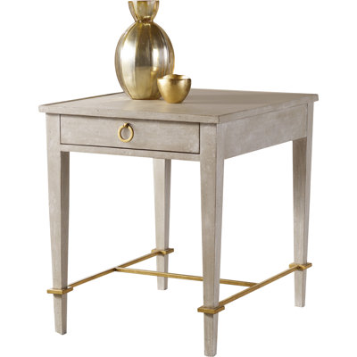Modernist Solid Wood End Table
