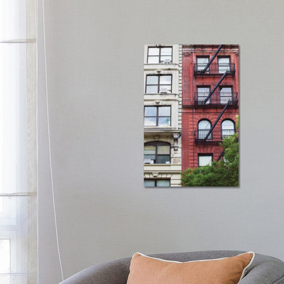 Vintage NYC III by Ann Hudec - Wrapped Canvas Print
