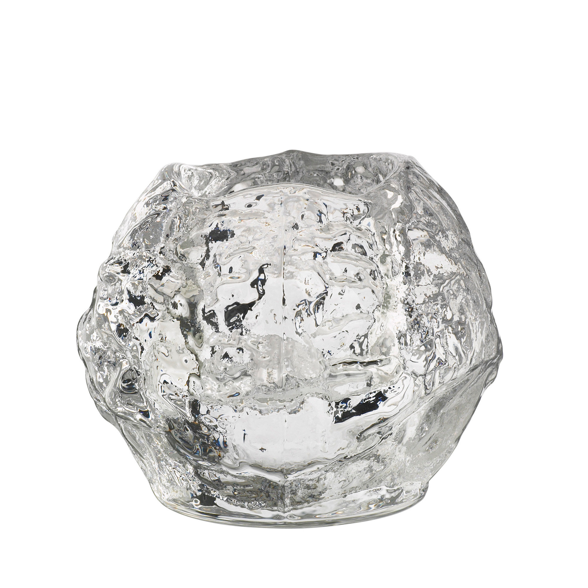 Kosta Boda Snowball Votive Portacandela In Cristallo Trasparente – Design Svedese Dal 1742 - 3