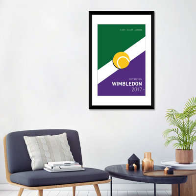 Minimal Movie «Grand Slam Wimbledon Open 2017», impression sur toile