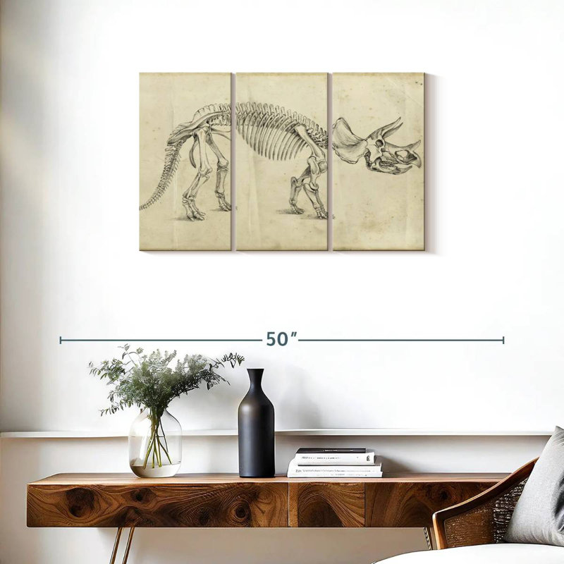 Dinosaur Study II, 20" H x 33" W