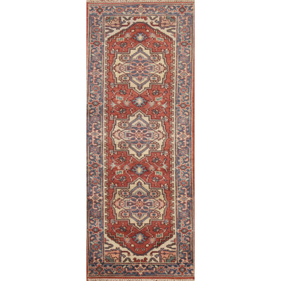 Tapis de couloir oriental géométrique 3x8