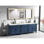 Miroir mural 118 "x 36" avec cadre en aluminium, brouillard, 3 couleurs, gradation continue, noir mat, crée un bel environnement de salle de bain