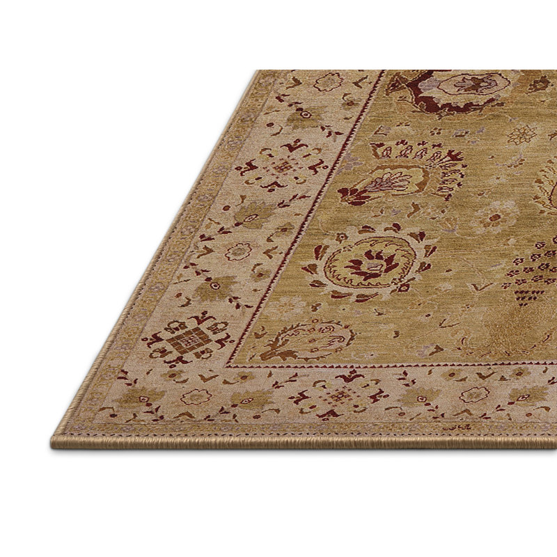Tapis brun clair / beige Gomidas, Rectangle 4 pi x 6 pi