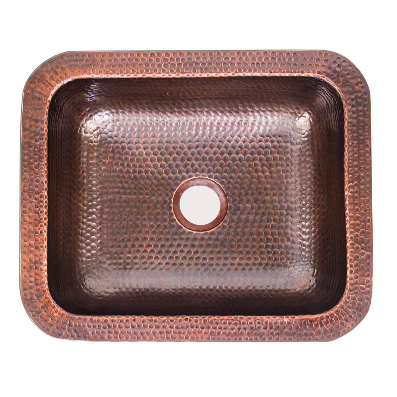 Brightwork 17'' L Single Basin Kitchen Sink