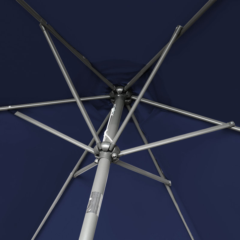 Martigues 2.5m Traditional Parasol Blue