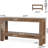 62.99" Farmhouse  2-Tier Brown Narrow Wood Console Table With Storage For Entryway Sofa Table, Entrance, Living Room