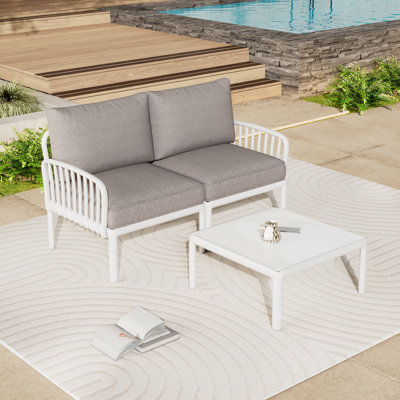 Bates Outdoor Conversation Set With Cushions