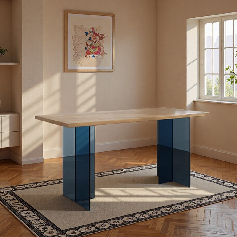 Bureau en bois de frêne Creative Creative, H 29,52 po x l 47,24 po x P 27,55 po
