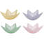 Set of Glass Star Shaped Serving Dishes