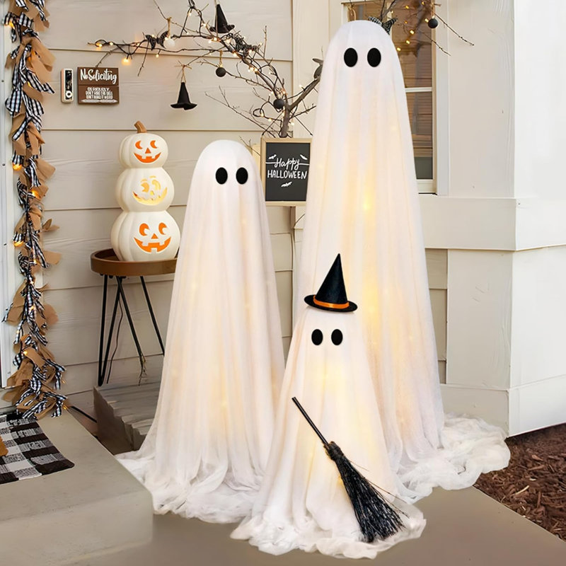 Polyvinyl Chloride (PVC) Freestanding Halloween Outdoor Decoration