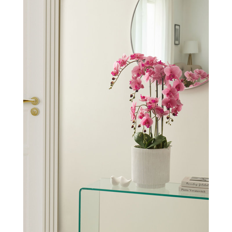 65cm Faux Orchid Plant in Pot