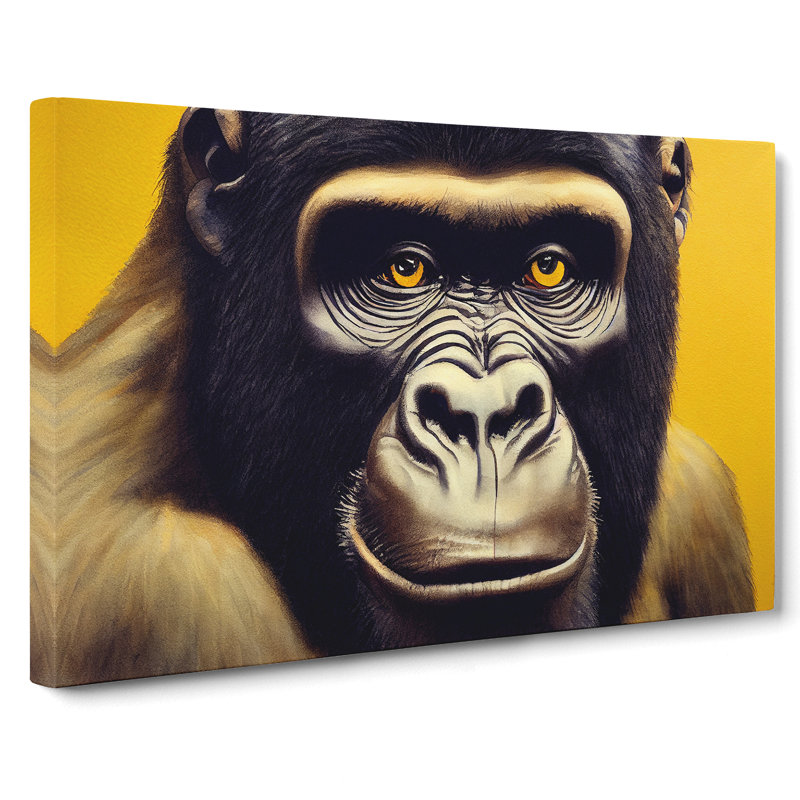 Gorilla Art Vol.4 - Wrapped Canvas, 40cm H x 60cm W x 3cm D