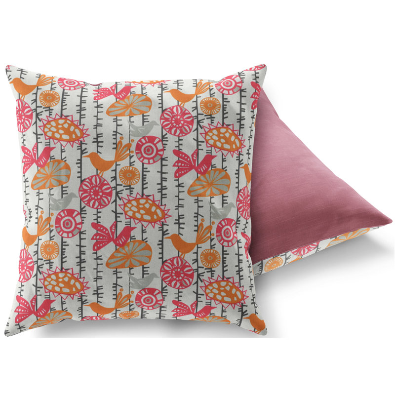 Housse et insert de coussin carré Clian
