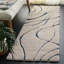 Tapis crème / bleu Ashal-20505022