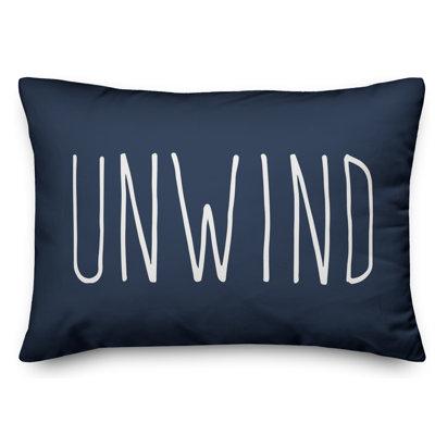 Oui! Housse et insert pour coussin d'extérieur rectangulaire Unwind