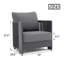 Chaise d'extérieur 2 pièces avec coussins 2 pièces-157973745