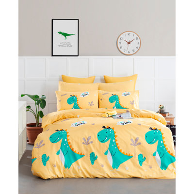 Ingelore Cotton No Pattern Duvet Cover Set with Pillowcases