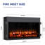 Swiridoff Castleton Fires & Fireplaces 120Cm W