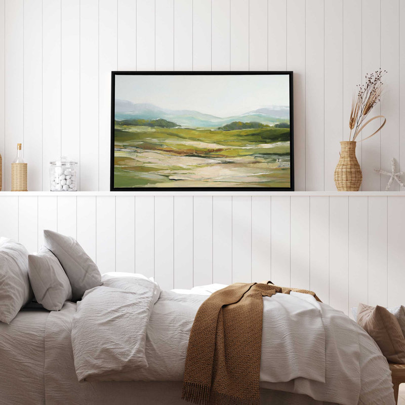 «Loyal Daydreamers», reproduction sur toile, Cadre flottant noir satiné, H 22 po x l 32 po x P 1,75 po