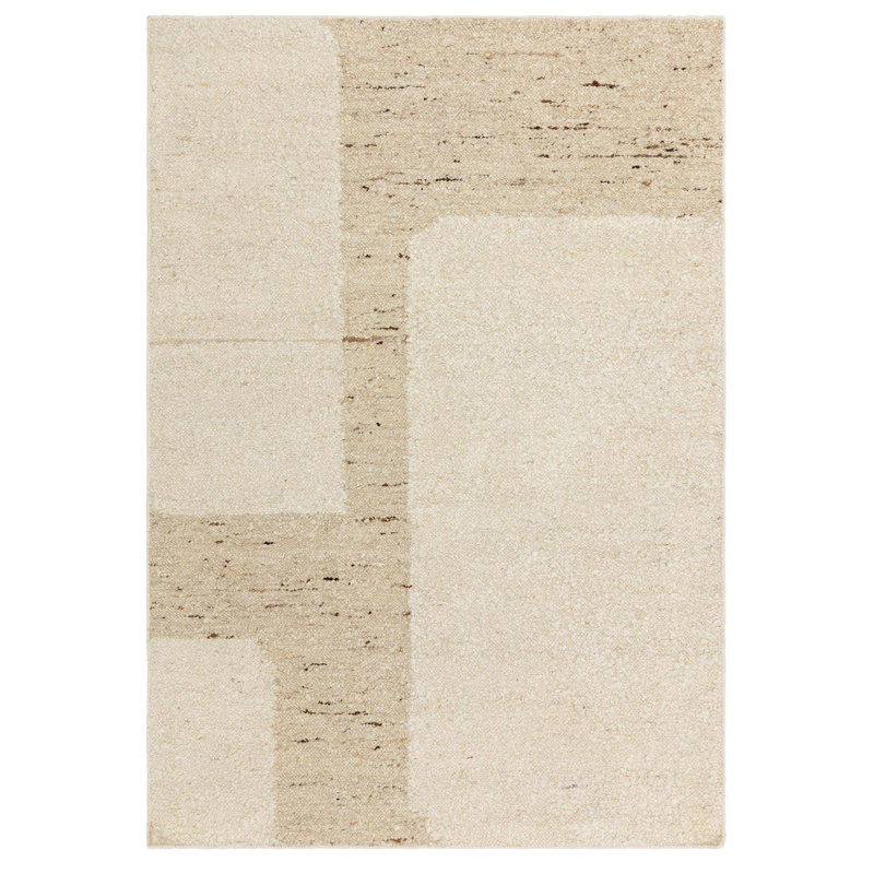 Anaxagoras Stone Wool Hand Woven Area Rug, Rectangle 200 x 290 cm