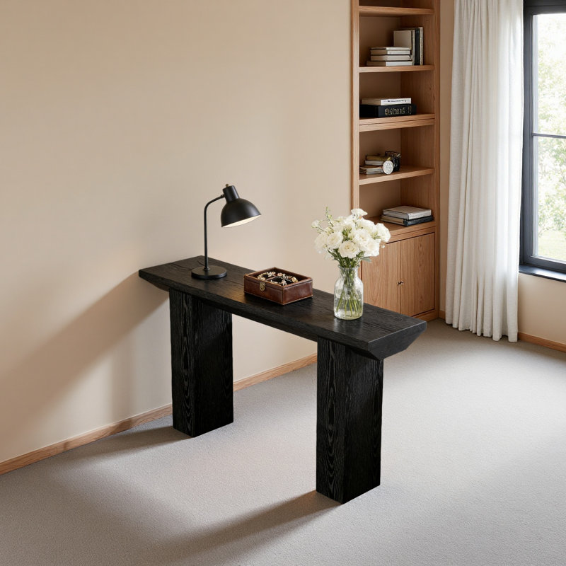 Triangular-Shaped Design Console Table,Sofa Table,Modern Entryway Table