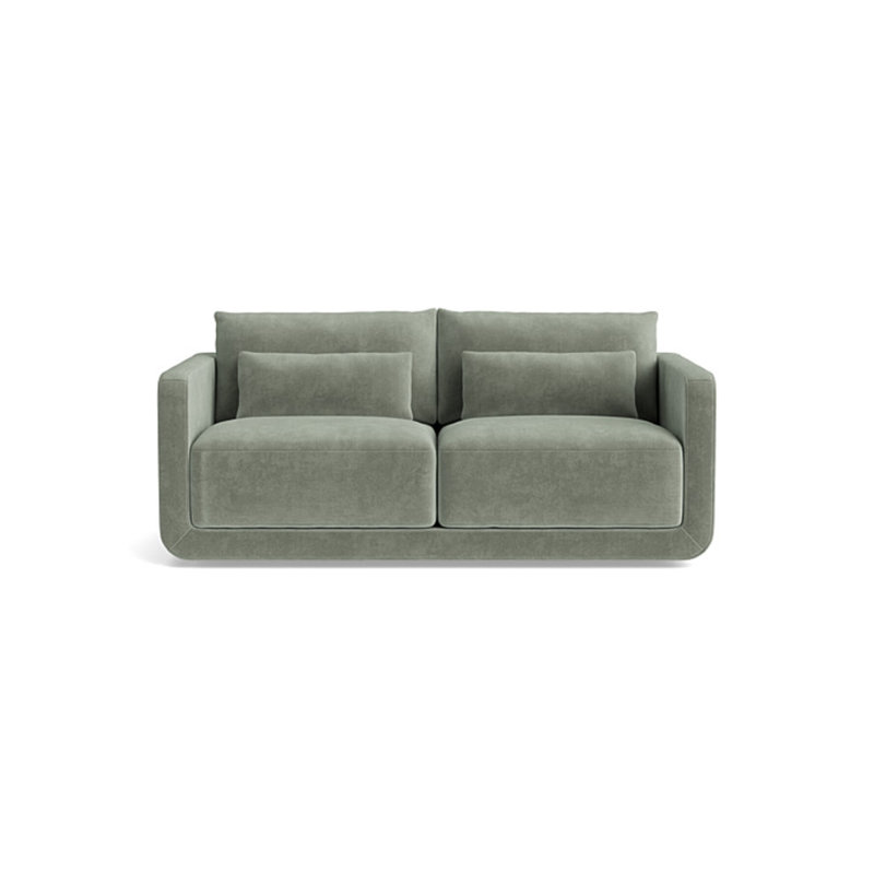 Eva Loveseat (70"), Velvet - Sage