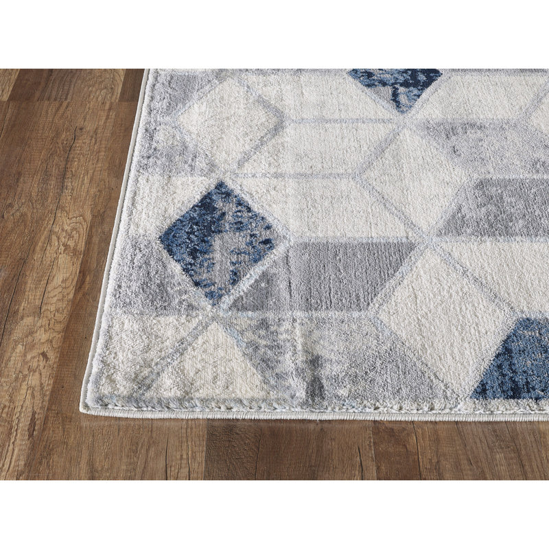 Tapis gris Jenifry, Rectangle 7 pi 9 po x 10 pi 2 po