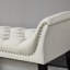 Banc de repose-pieds capitonné avec accoudoirs, tabouret de repose-pieds rembourré en tissu de velours rectangulaire pour hall d'entrée, salle à manger, salon, chambre à coucher, lit double-1158432828