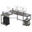L-Shaped Metal Base Computer Desk-965506805-965506815
