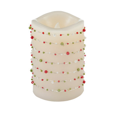 Seasonal Scented Flameless Pillar Candle