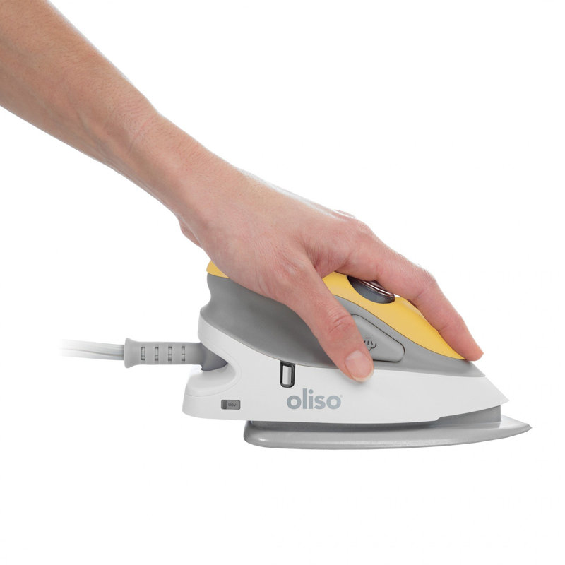 Oliso Non Stick Soleplate Iron, Yellow
