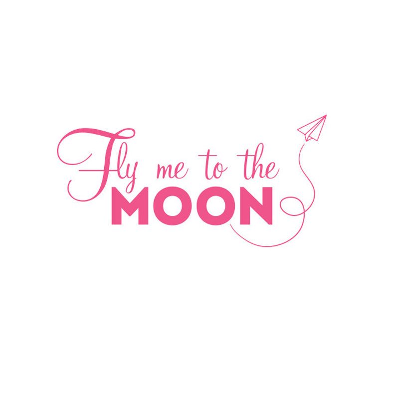 Wall Decal, Medium, Pink