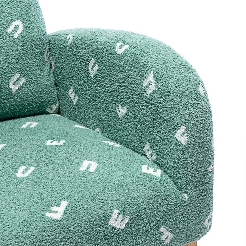 Chaise berçante, Polyester vert