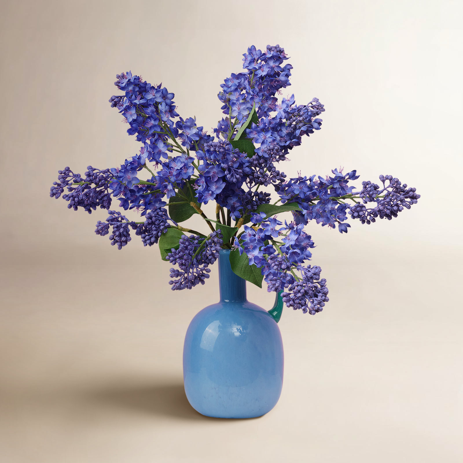 Lilac Floral Stems, Blue