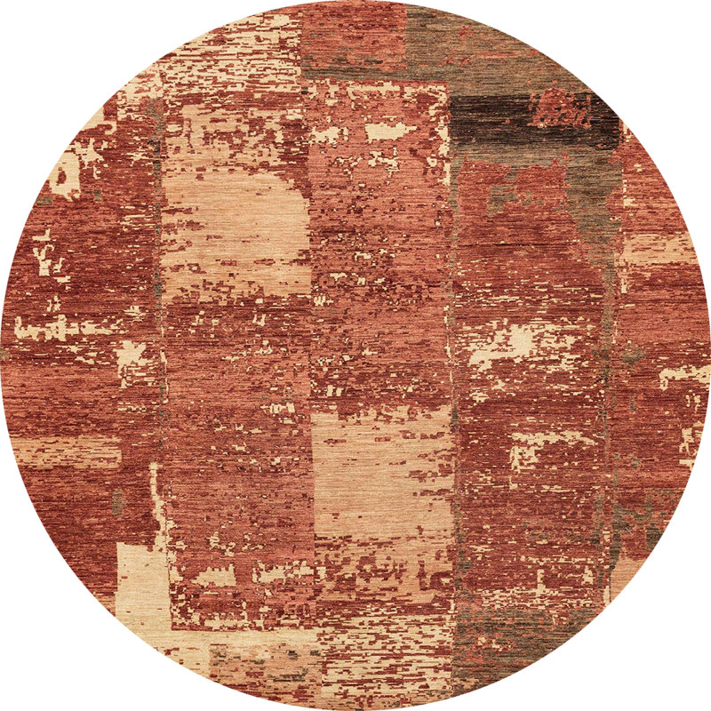 Tapis abstrait moderne 2334, Rond 5 pi