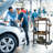 88cm H X 62cm W Garage Tools Storage Cart