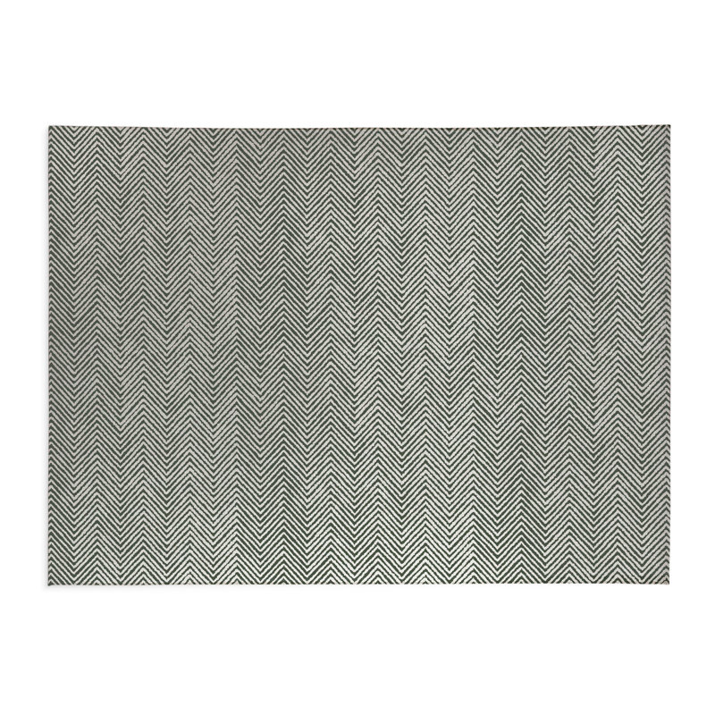 Tapis de bureau léger à chevrons, L 7 pi x L 5 pi, Chimichurri