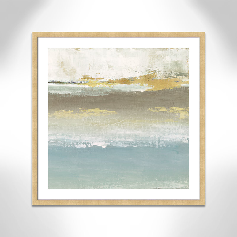 Soft Sollace Soft Solace Détail II - Peinture, Encadrement champagne, Blanc, H 32,5 po x l 32,5 po x P 2 po