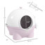 Cat Litter Box , Large Sized, Hooded With Lid, Leaking Sand Pedal, Odour-, Pink, 20.9" X 20" 19", Included Box, Large,