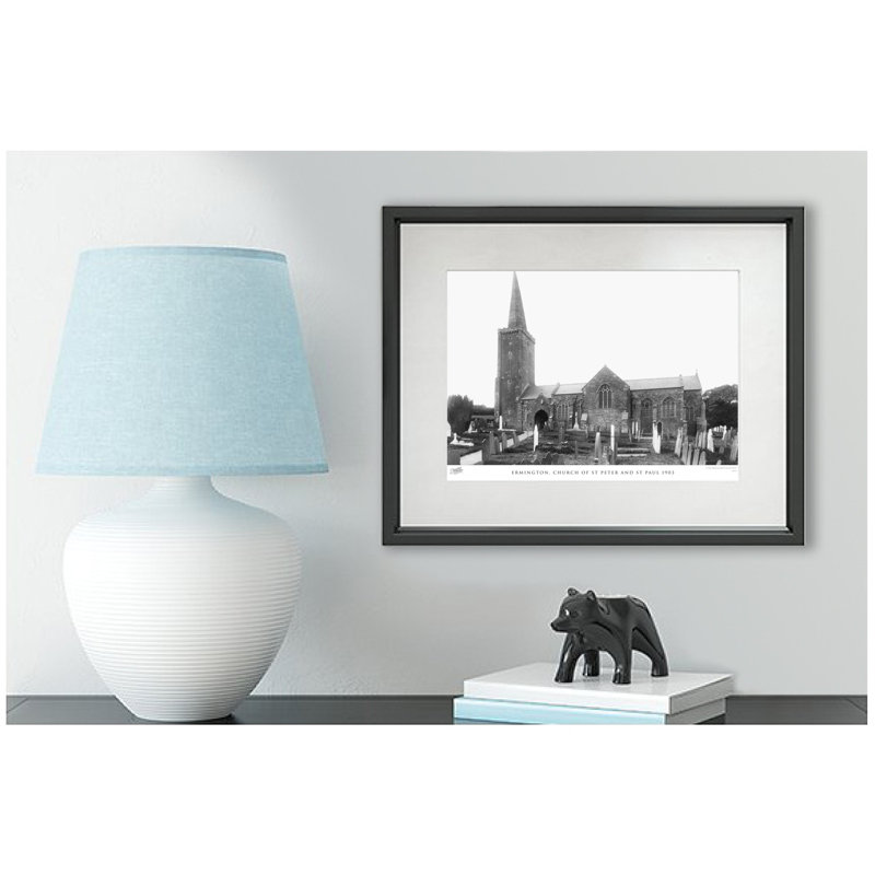Ermington, Church Of St Peter And St Paul 1903 - Single Picture Frame Print, 28cm H x 36cm W x 2.3cm D
